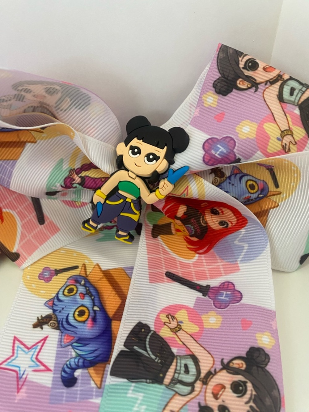 Kpop Demon Hunters
Handmade Hair Ribbons. Set of all 3 girls - Mira, Rumi & Zoey - Picture 4 of 6